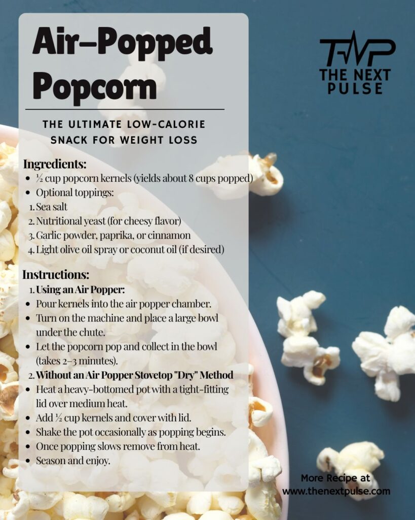 air-popped popcorn direction