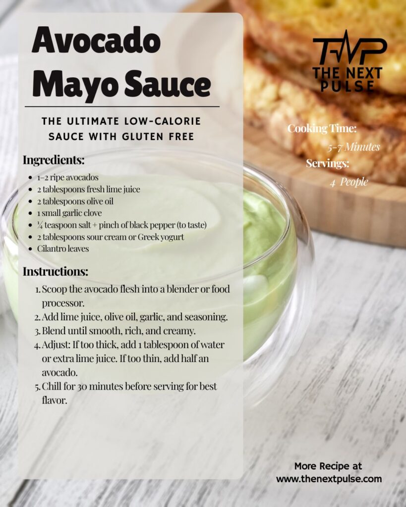 Avocado Mayo Sauce Recipe