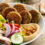 baked-falafel-bowl-with-humus-and-veggies