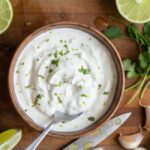 Cilantro Lime Crema Sauce