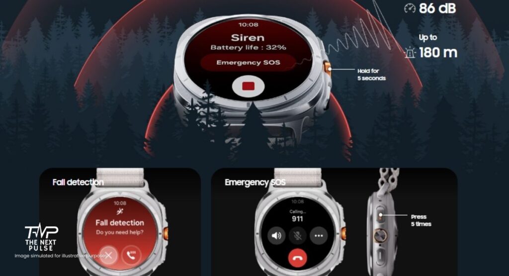 Emergency detection galaxy watch ultra 2025