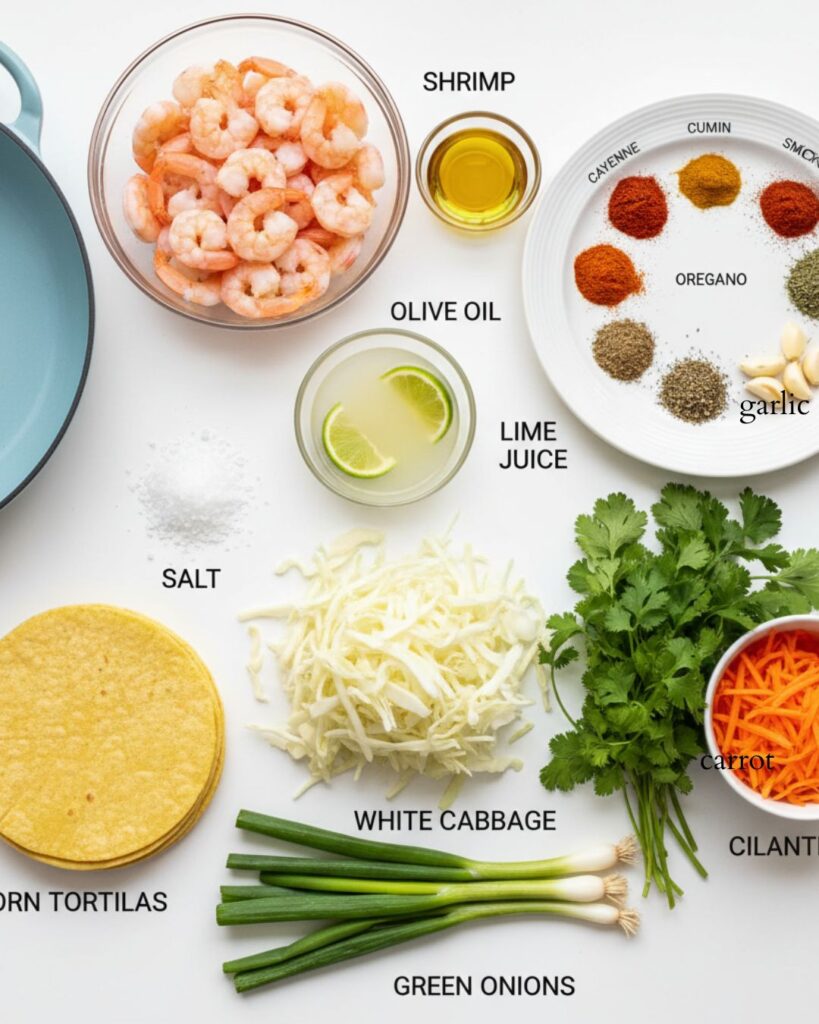 Grilled Shrimp Tacos Ingredients