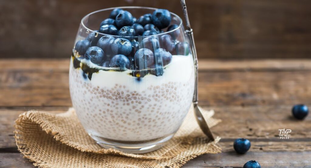 Keto Chia Pudding With Blueberries