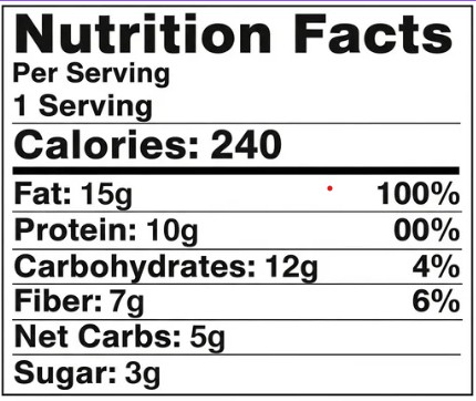 Keto Chia Pudding With Berries Nutrition Facts