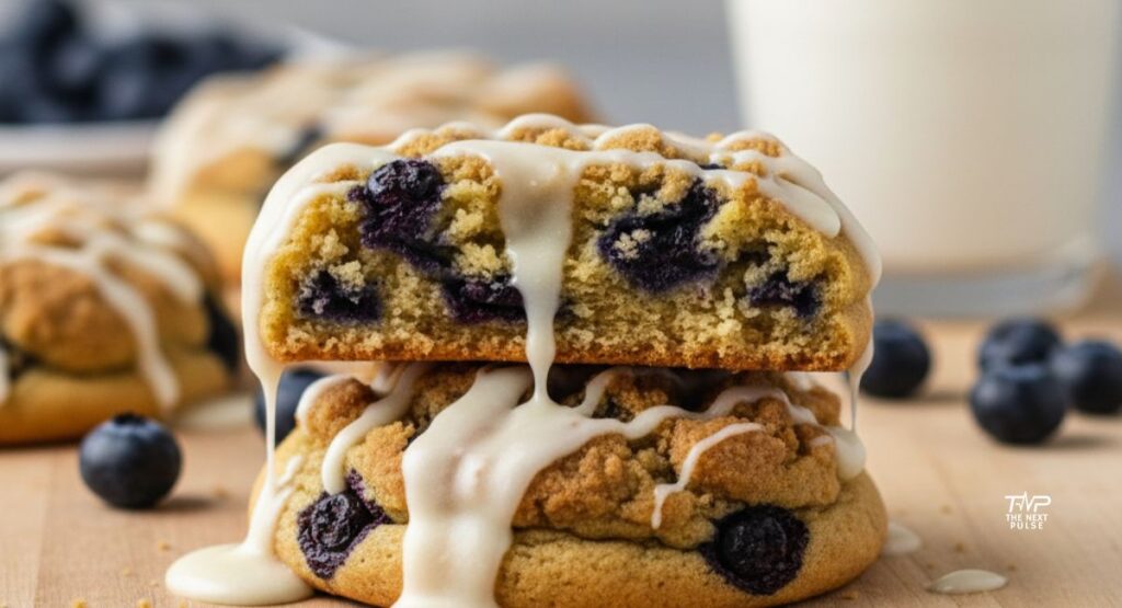 Lemon Blueberry Muffin Cookies