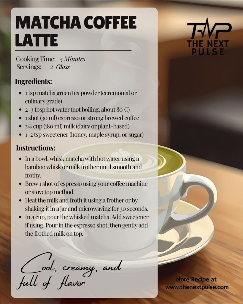 Matcha Coffee Latte Recipe