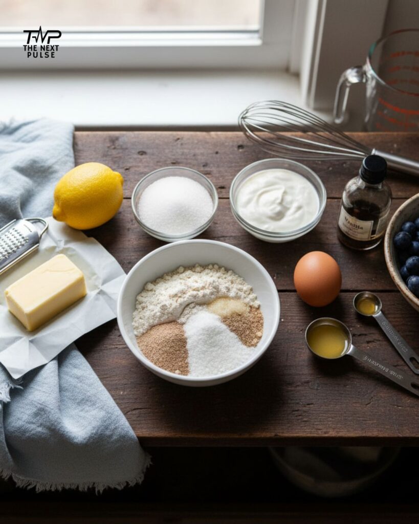 Blueberry Muffin Cookies Ingredients