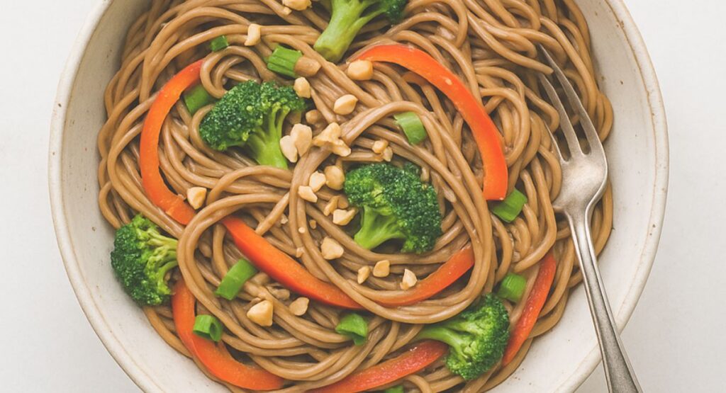 Peanut Soba Noodle Salad