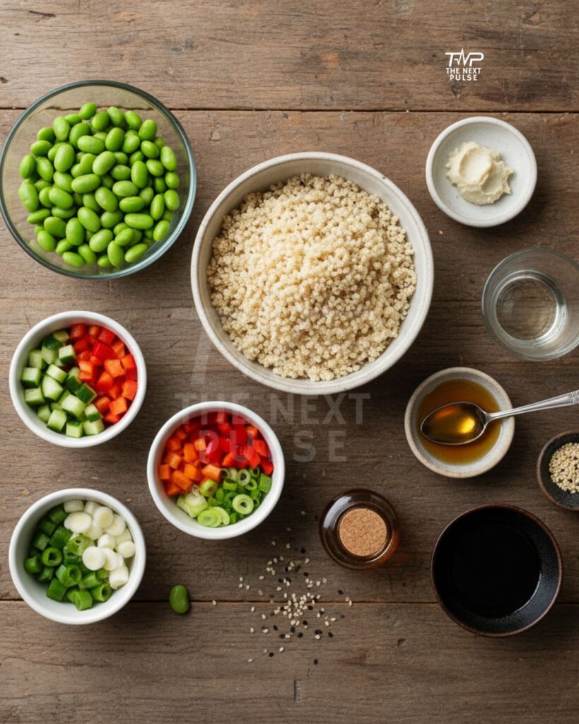 Quinoa Edamame Salad Ingredients