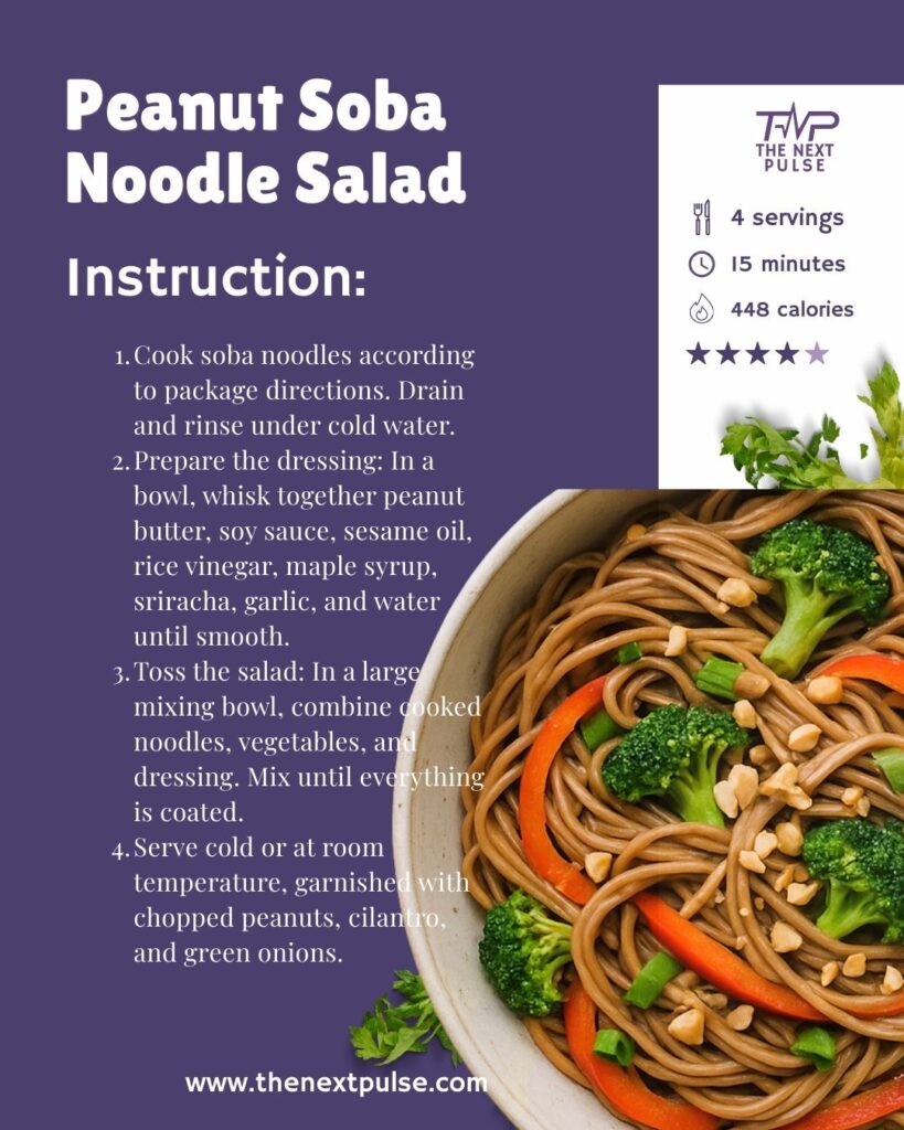 Soba Noodle Salad Instructions