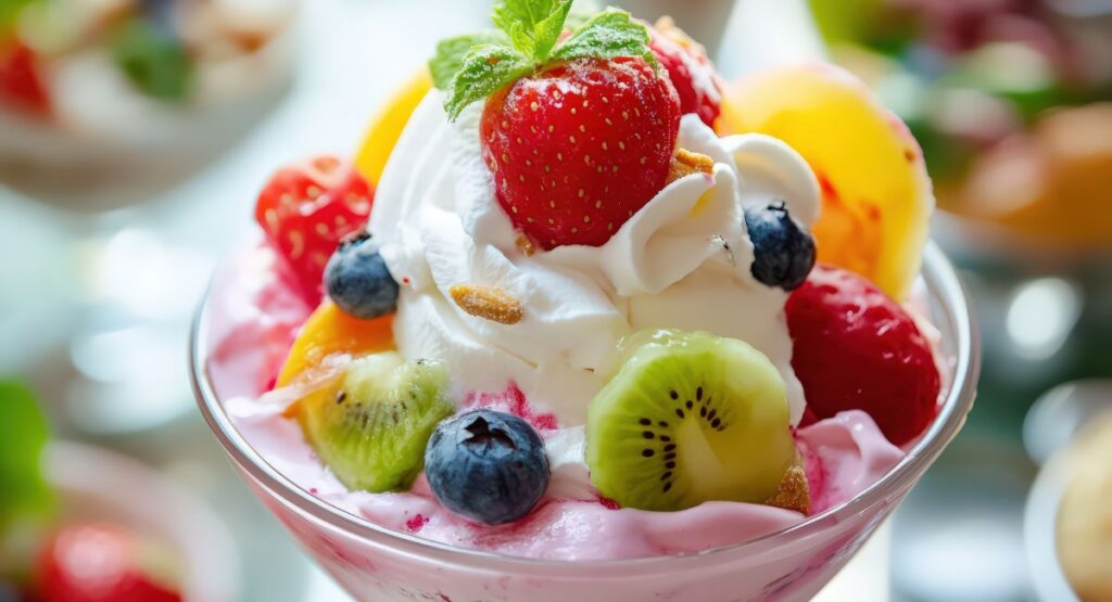 Topical Creamy Fruit Salad with Cool Whip