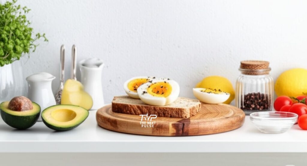 Avocado Egg Toast on Sprouted Grain Bread Ingredients